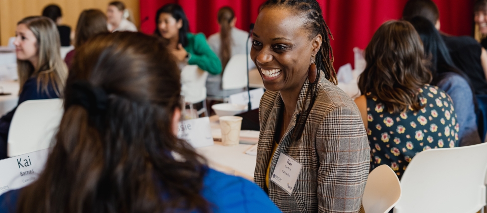 Classroom of professionals working together