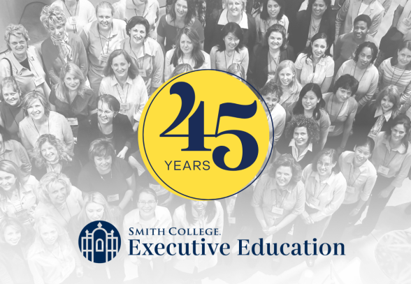 Women from the 2005 cohort of From Specialist to Strategist at Smith College Executive Education